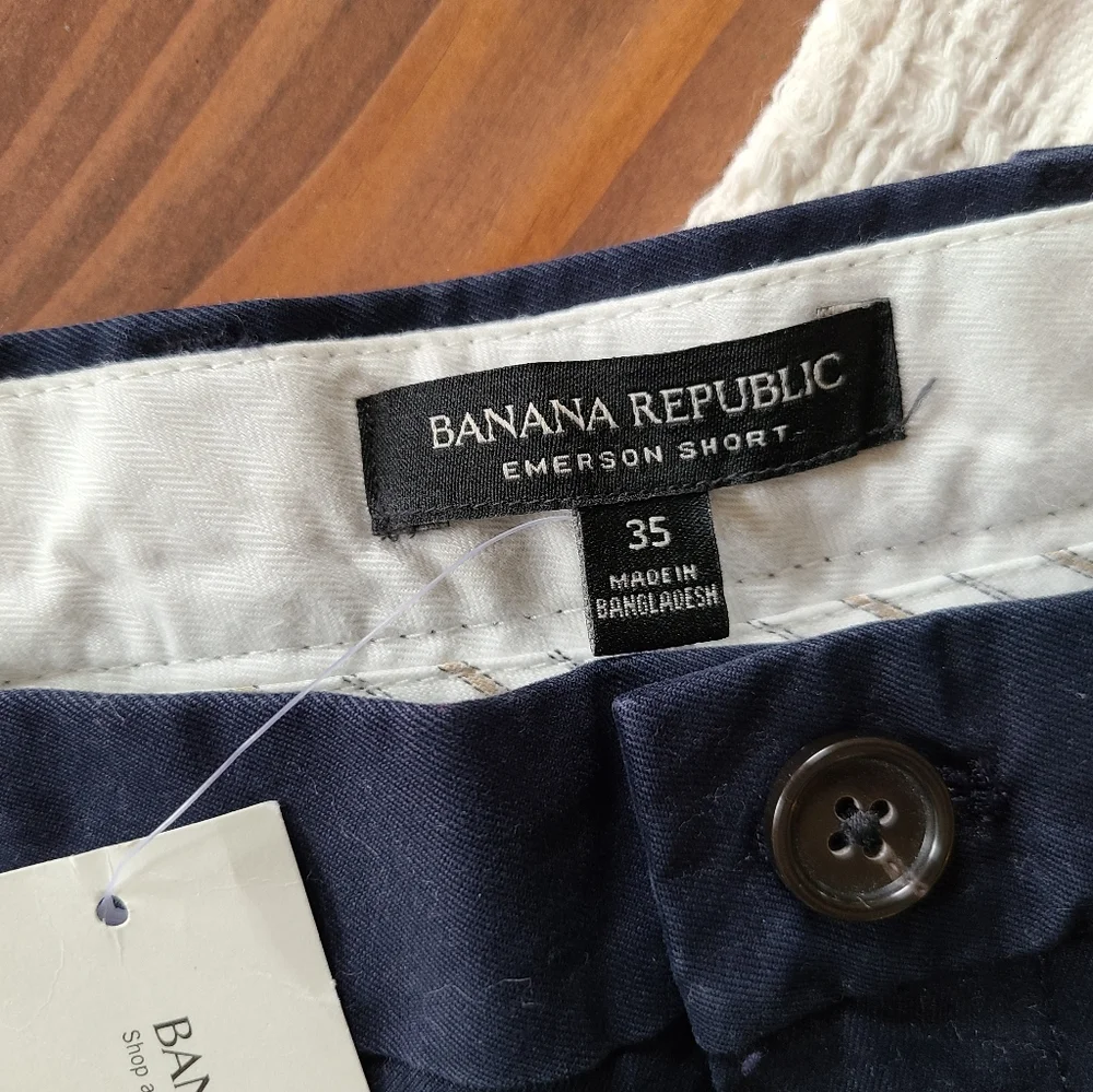 NWT Men's Banana Republic Emerson Short 35